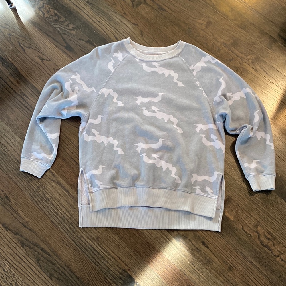 Aerie Camo Camouflage Jegging Fit Sweatshirt Amazingly Soft XS EUC